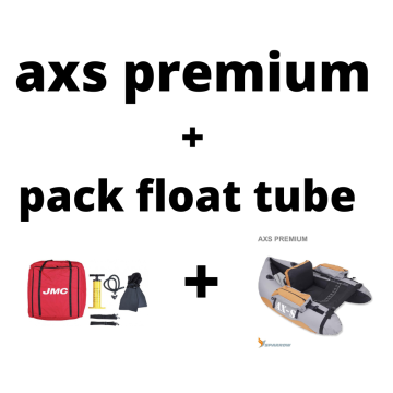 Float tube axs,gris/orange...