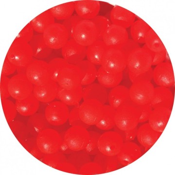Perles balai rouge,5mm