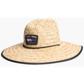BIG BLUE STRAW HAT