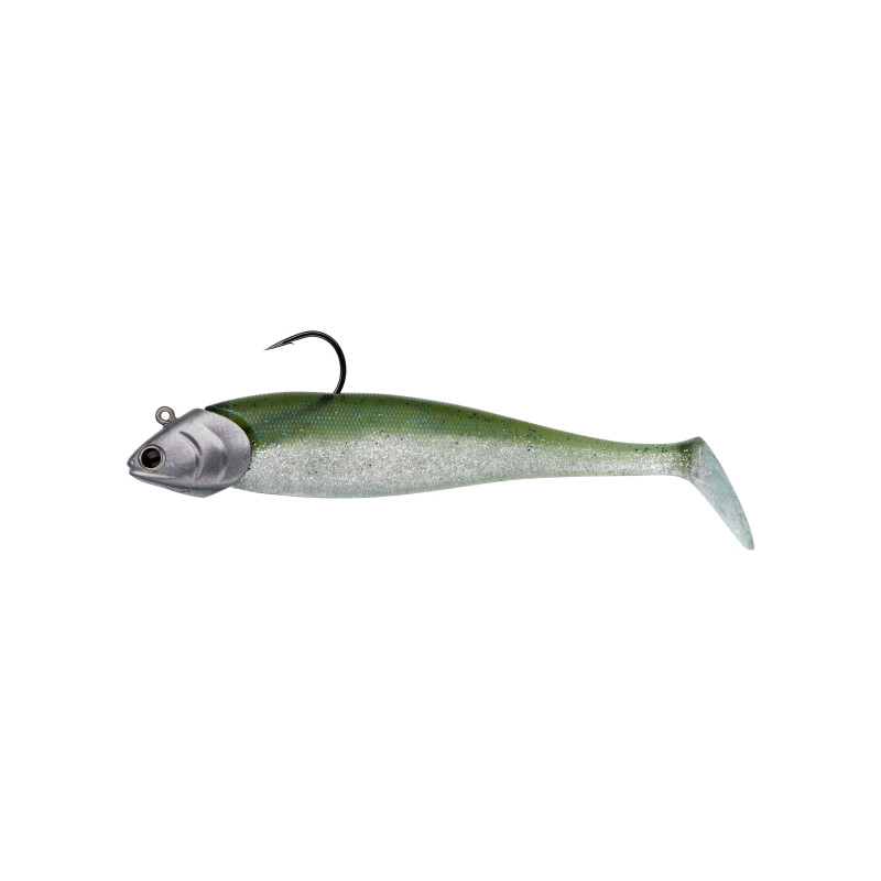 leurre souple Illex Nitro shad 150 + head| Pêche du bar en traction