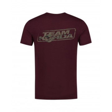 T-shirt korda tk digi kamo burgundy