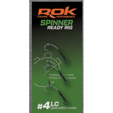 montage spinner rig Rok long curve shank