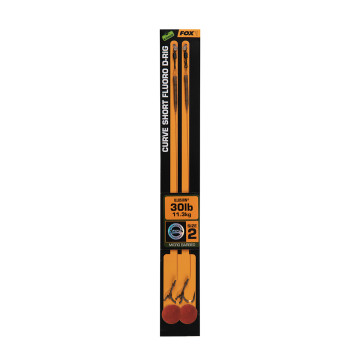 Montage d-rig Fox avec hameçon curve short