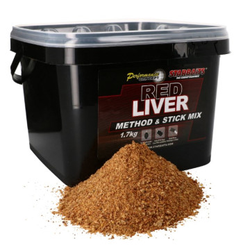 Starbaits Red Liver Method & Stick Mix 1,7kg | Carpe