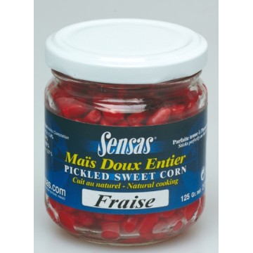 Maïs Doux Fraise 212ml Verre | Pêche au coup et carpe