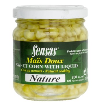 Maïs Doux Nature Sensas 212ml | Pêche au coup et carpe