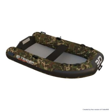 Bateau 3D Tender V-Line River 285 Camo | Pêche embarquée