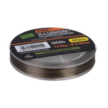 Fil fluorocarbone Fox Illusion Hooklink Leader | Carpe