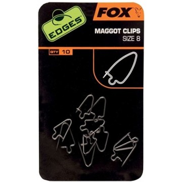 Fox maggot clips,sz 8