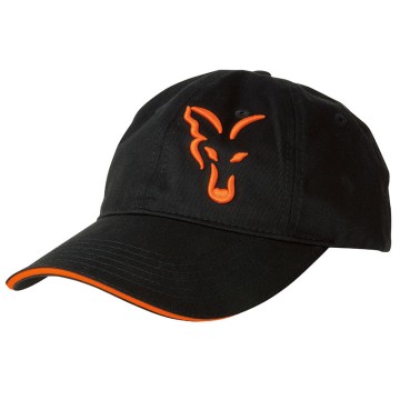 Fox black orange,baseball cap